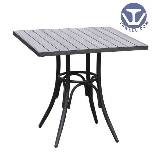 Aluminum wood table