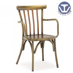 Alu. cross back chair