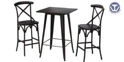 Steel bar table