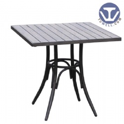 Aluminum wood table