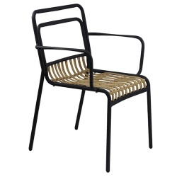 TW8111 Aluminum rattan chair