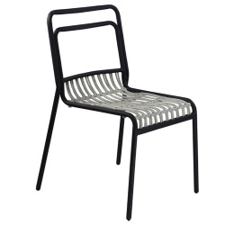 Aluminum rattan chair