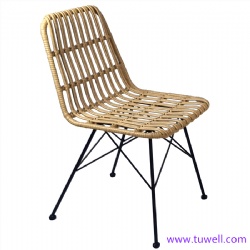 TW8708 Steel rattan chair