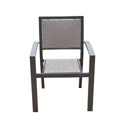 Aluminum rattan chair