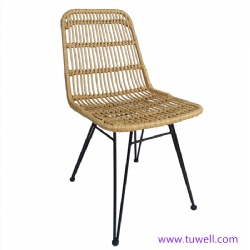 TW8714 Steel rattan chair