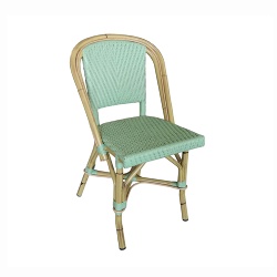 Aluminum rattan chair