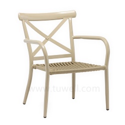 Aluminum rope chair